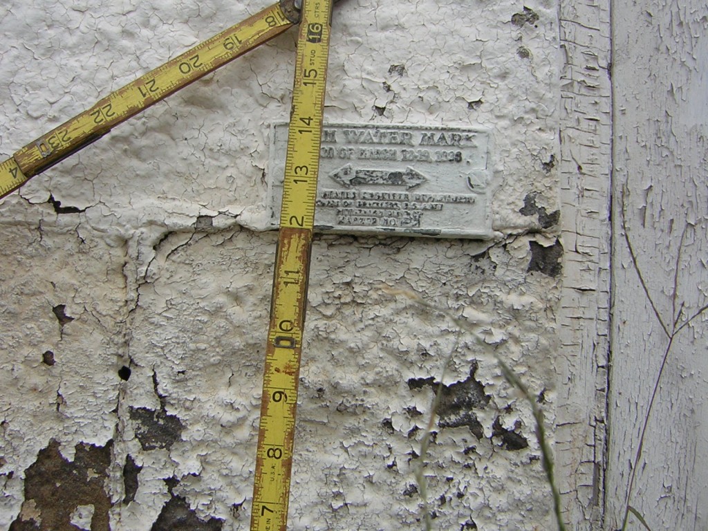 1936 high water mark @hose co. #1