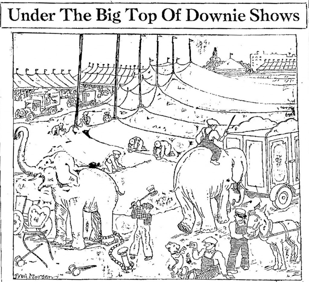 Downie Circus Advertisment