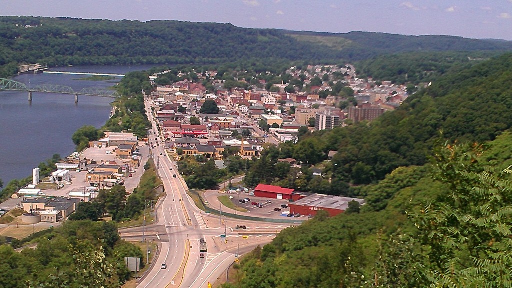 Kittanning View Looking North Towards Kittanning